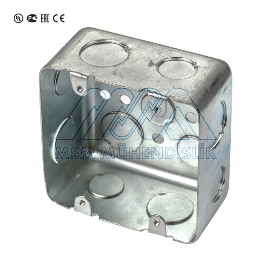 Square Junction Box / 102x102x54 mm