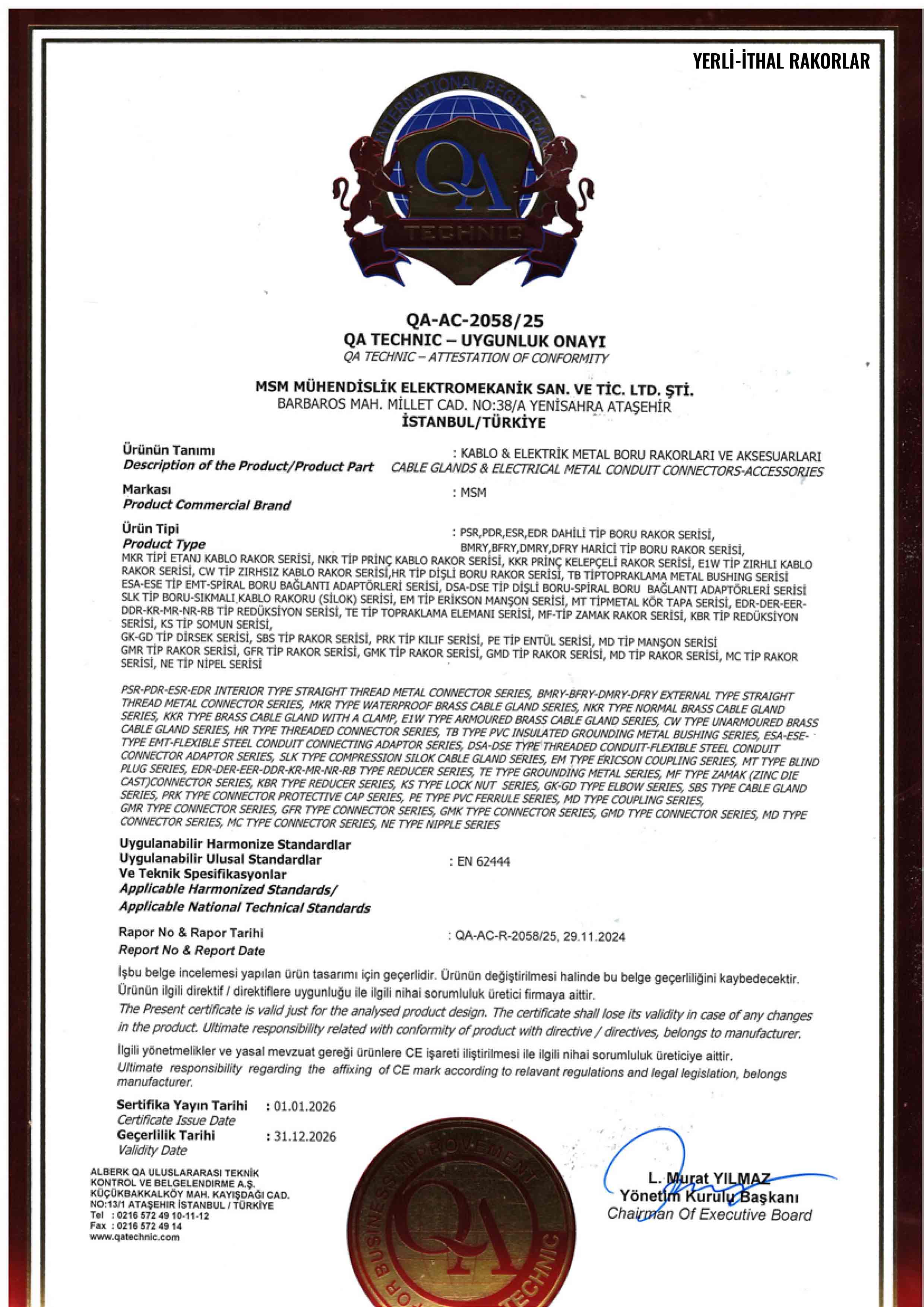 YERLİ-İTHAL-RAKORLAR