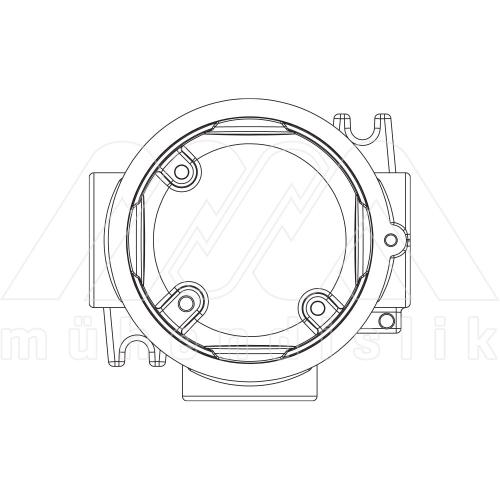 “AST” Tip Döküm Buat (3 Yollu) Ø140mm (MSM)