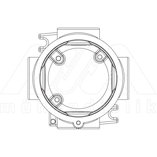 “ASX” Tip Döküm Buat (4 Yollu) Ø88mm (MSM)