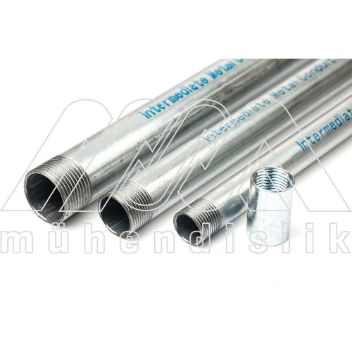 IMC Boru - Dişli Galvanizli Çelik Boru / Pre-Galvaniz Kaplamalı (PROSTAR)