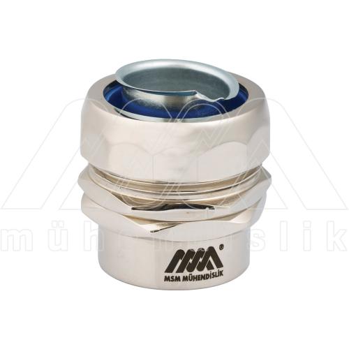 Harici Tip Döner Dişli Metal Rakor / Boru Tip (IP 65) (MSM)