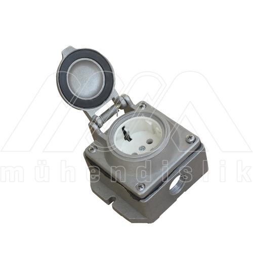 Alüminyum Döküm Kutulu Anahtar - Priz Seti (MSM)