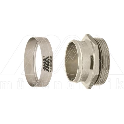 Dahili Tip Sabit Dişli Metal Rakor / Pano Tip (IP44) (MSM)