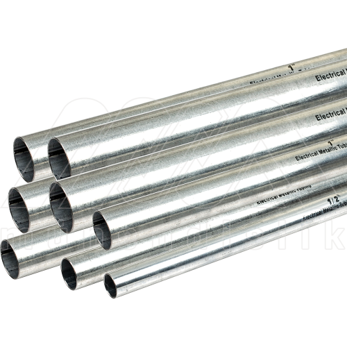 EMT GALVANIZED THREADLESS STEEL CONDUITS / PRE-GALVANIZED COATING / STANDARD TYPE